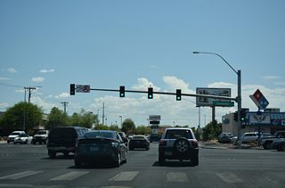 Charleston Boulevard was formerly SR 159 across western Las Vegas.