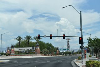 The previous intersection joining the Main Street and Las Vegas Boulevard with N 5th Street was reconfigured into a rotary by 2011.