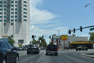 Formerly SR 159, Charleston Boulevard is an arterial stretching across the Las Vegas east to Nellis Boulevard (SR 612) and west toward Red Rock Canyon.