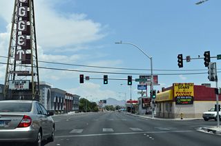 Prior to 2018, state maintenance along Las Vegas Boulevard commenced north of Tonopah Avenue and the junction with 5th and Main Streets.