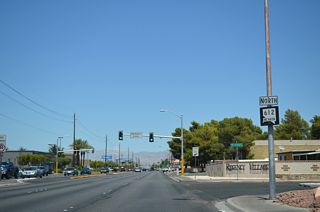 Confirming marker for SR 612 north posted beyond the intersection with SR 159 (Charleston Boulevard).
