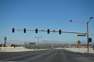 Clark County Route 215 wraps around the west side of Summerlin north to Lone Mountain and I-11/U.S. 95 (Oran K. Gragson Freeway).