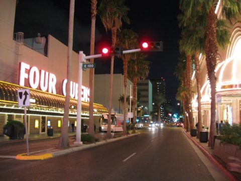 Casino Boulevard south at Fremont Street - Las Vegas, NV