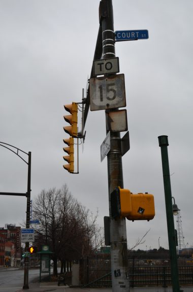 US 15 sign on NY 31 south - Rochester