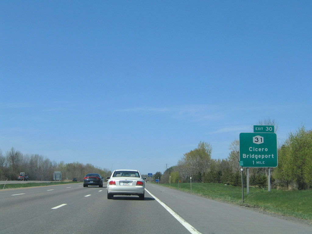 Interstate 81 North - Syracuse to Cicero - AARoads - New York