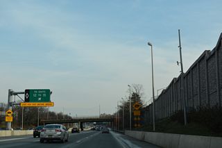 Exit 12 to Slosson Avenue and Todt Hill Road follows the Bradley Avenue overpass in a half mile.