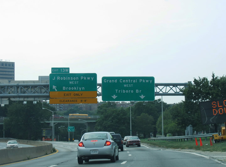 Grand Central Parkway (Exits 13 to 3) westbound 