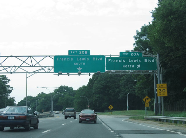 Changes on Exit 4 of the Grand Central Parkway