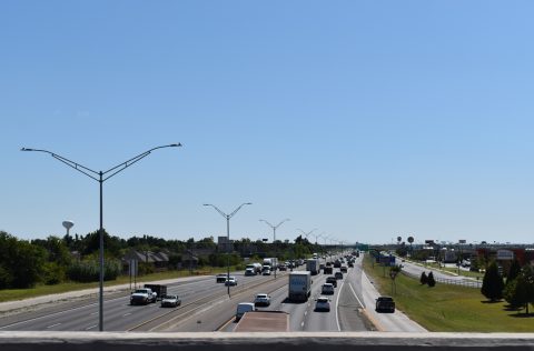 IH 35/US 77 at 4th Street - Moore, Oklahoma