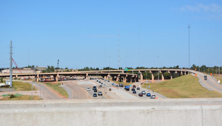 IH 235/US 77 at IH 44/SH 66 - Oklahoma City, OK