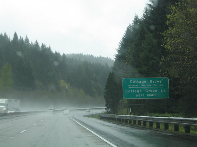 Interstate 5 North Roseburg To Eugene Aaroads Oregon