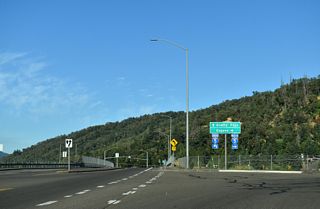 Interstate 5 travels north with OR 138 to Sutherlin en route to Eugene and Springfield.