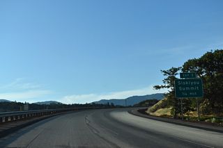 Interstate 5 north enters Jackson County from the Golden State ahead of a wye interchange (Exit 1) with Old Highway 99 S (former U.S. 99). Though not signed for the most part, Old Highway 99 S north 12.42 miles to OR 66 is Oregon State Route 273.