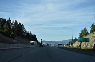 Interstate 5 peaks at the highest elevation (4,310 feet above sea level) along the entire course between Mexico and Canada at Siskiyou Mountain Summit.