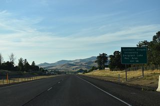 OR 66 begins 1.3 miles west of I-5 at OR 99 (Siskiyou Boulevard) by Southern Oregon University. The state highway follows Green Springs Highway east from Ashland four miles to Emigrant Lake Recreation Area.