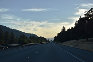 Interstate 5 straddles the southern slop of Fielder Mountain between mileposts 50 and 54.