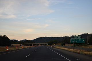 Quines Creek Road spurs south from Exit 86 and Eakins Road to Tennessee Gulch north of King Mountain.
