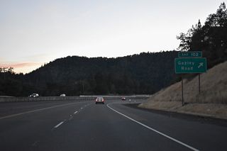 Gazely Road runs east from adjacent Lawson Bar Road and Interstate 5 to Surprise Valley.