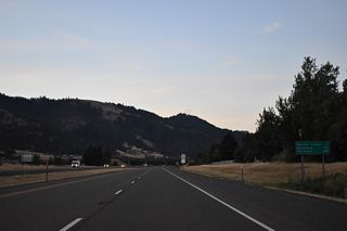 Roseburg is 20 miles north of Tri City along Interstate 5.