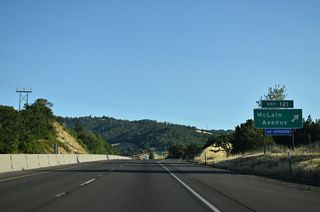 McLain Avenue links the freeway with the Douglas County Landfill and Chewaucan Lane to the west.