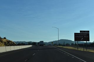 Heritage Way and Corvallis Avenue tie into the exchange at Exit 123 from south of Mount Nebo to the west.