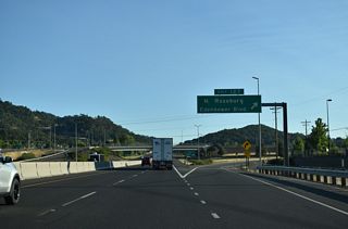 Edenbower Boulevard arcs north of Roseburg Regional Airport (RBG) between Broad Street and OR 99 (Stephens Street). Continuing south, Edenbower Boulevard parallels Interstate 5 to Stewart Parkway.
