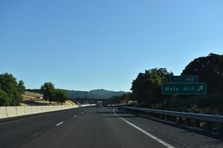 Goodrich Highway extends northeast from Metz Hill Road and Exit 142 to Rice Hill.