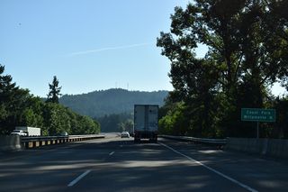 The Coast Fork of the Willamette River supplies water to Cottage Grove Lake. The river flows north through the city of Cottage Grove to Delight Valley.