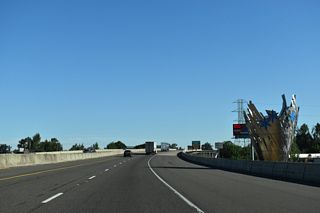One of several sculptures acknowledging the heritage of the Kalapuya Native American tribe of the Willamette Valley that was added as part of the Willamette River Bridge Project started in May 2009 (Federal Highway Administration, 2017).