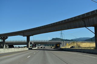 Construction underway in 2007/08 reconfigured the exchange with OR 569 (Belt Line Highway). A high speed flyover replaced the loop ramp (Exit 195 B) for OR 569 west and the loop ramp from I-5 south to Beltline Road east was replaced with a signalized left turn.