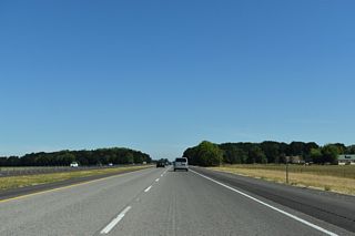 Interstate 5 north between Saddle Butte and Butte Creek.