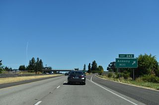 Northwest of the Exit 234, Ankeny Hill Road travels through Ankeny National Wildlife Refuge to Buena Vista Road. Eastbound Ankeny Road links I-5 with Jefferson Highway (OR 164 / Old U.S. 99E).
