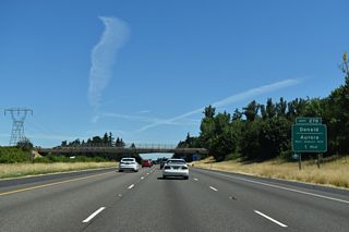 Ehlen Road connects Interstate 5 with the city of Aurora. Located 2.7 miles to the east, Aurora includes a National Historic District and is the location of the Old Aurora Colony Museum. Some of Oregon's oldest Euro-American sites are located in this part of the state.