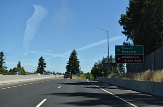 Construction on a two phase project at Exit 278 got underway in 2022. Completed in 2023, Phase 1A lengthened and expanded the northbound off-ramp, added a soundwall, and realigned nearby Bents Road to a new signalized intersection with Ehlen Road (Oregon Department of Transportation, n.d.).
