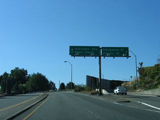 Exit 303 partitions into ramps for Going Street west and Missouri Avenue north. Killingsworth Street crosses Interstate 5 one half mile to the north by Portland Community College - Cascade Campus and the Humboldt neighborhood.
