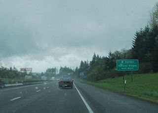 OR 99 rejoins the original U.S. 99 alignment south through Goshen at Exit 188. OR 99 follows Goshen-Divide Highway to Creswell and Cottage Grove before converging with I-5 again. The Central Oregon reference here references U.S. 97 between Bend and Klamath Falls.