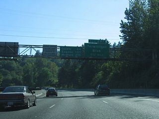 The succeeding exit from I-5 south is for Terwilliger Boulevard. Beyond Portland, Interstate 5 travels to the capital city of Salem, Eugene and Medford.