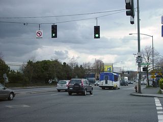 U.S. 26 (Powell Boulevard) east at Milwaukie Avenue in Portland, Oregon