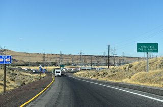 McNary Dam is located along the Columbia River north of the the unincorporated community of McNary. The lock and dam serves as a hydro electric power plant for the region.