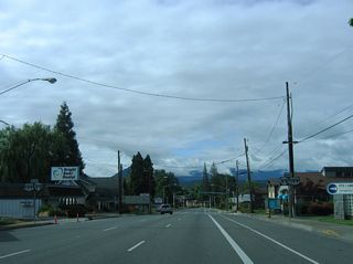 The shield assemblies referencing both U.S. 199 and OR 99 along 6th Street south of Manzanita Avenue were replaced by 2012 to no longer include the U.S. Highway.