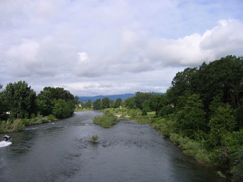 Rogue River from the Caveman Bridge - Grants Pass, Oregon
