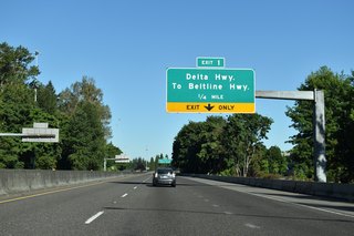 Originally constructed by Lane County, OR 132 follows the 2.2 mile freeway north from I-105 / OR 126 to a parclo interchange with OR 569 (Belt Line Highway) east of the Willamette River and the Santa Clara neighborhood.
