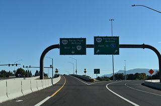 OR 569 (Randy Pap&eacute; Beltline) is a freeway east to I-5 and Gateway Street in Springfield and southwest to Roosevelt Boulevard in west Eugene.