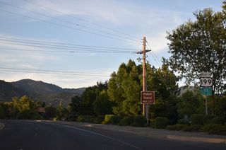 U.S. 199 northbound at Park Street and Parkdale Drive in Grants Pass, Oregon