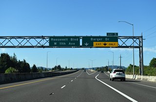Barger Drive serves commercial and residential areas between the OR 569 (Randy Papé Beltline) east to OR 99 and residential areas west to Green Hill Road.
