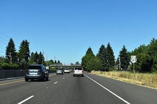 A confirming marker for OR 569 west of Coburg Road was added between 2005 and 2007.