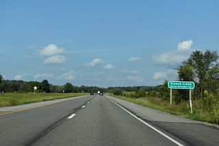 The French Creek wetland replacement area is north of Ashton Corners along Interstate 86.