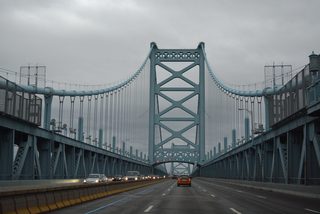 Built as a cost of $45.2 million, the Ben Franklin Bridge measures 7,456 feet in length.1