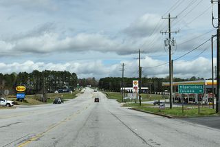 A diamond interchange joins S.C. 72 with Interstate 26 at Exit 54.