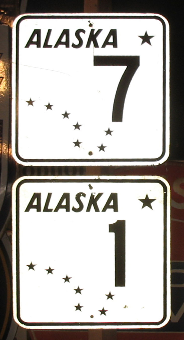 1970s highway markers.  Photo courtesy of Jeff Francis.